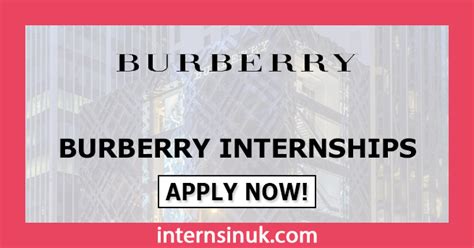 burberry intern|burberry italia.